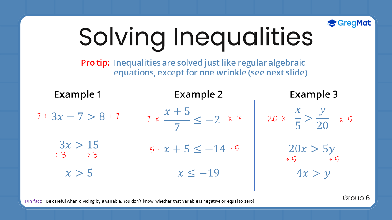 Quant Flashcards Group GregMat