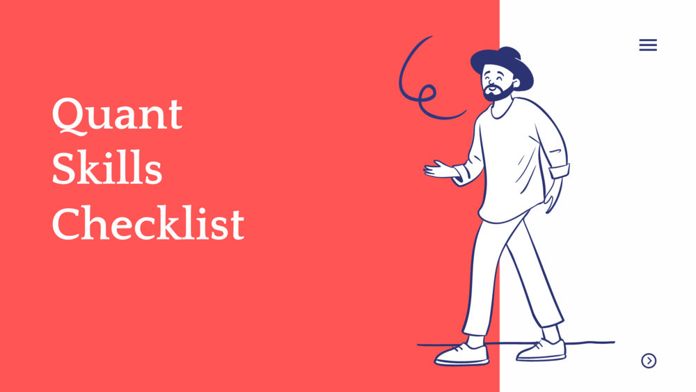 Quant Skills Checklist
